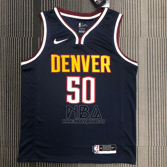 Camiseta Denver Nuggets Aaron Gordon NO 50 Icon 2021 Azul